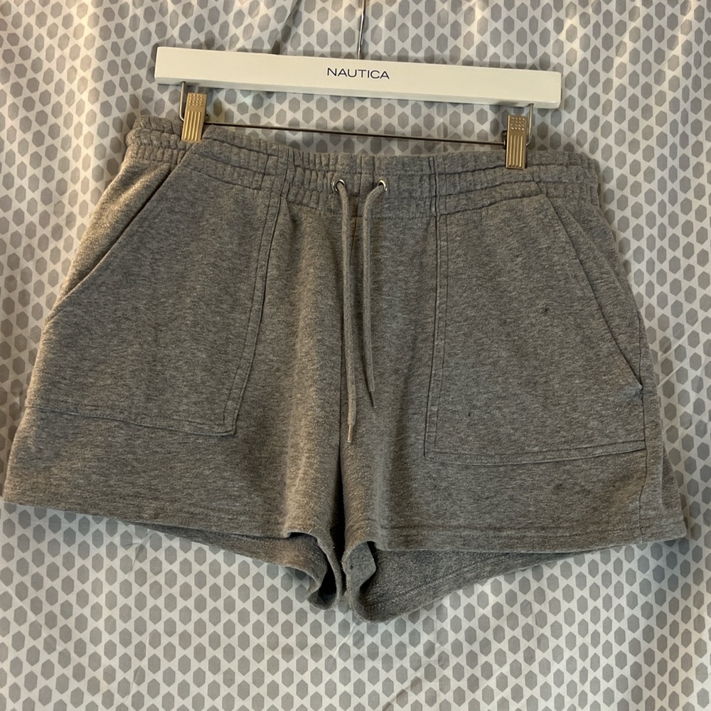 Gray lounge shorts